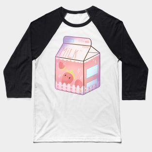 Cute strawberry milk Baseball T-Shirt